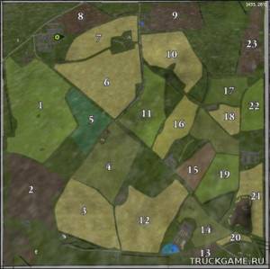 Мод "Agragrland Brandenburg Map v0.9" для Farming Simulator 2015