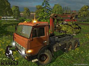 Мод "KamAZ-55111 Forest v1.0" для Farming Simulator 2015