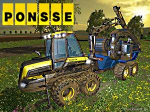 Мод "Ponsse Buffalo Bruks 806 v1.0" для Farming Simulator 2015
