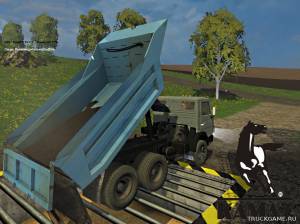 Мод "KamAZ-55111 v1.0" для Farming Simulator 2015