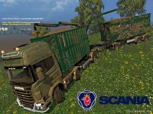 Мод "Scania R730 Bruks v1.1.1" для Farming Simulator 2015