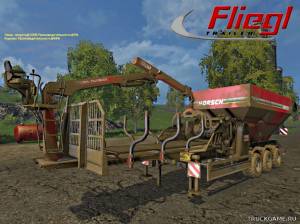 Мод "Fliegel Crusher v1.0" для Farming Simulator 2015