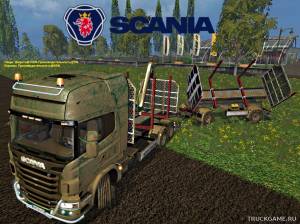 Мод "Scania R730 Forest v1.2" для Farming Simulator 2015