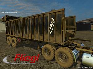 Мод "Fliegl Wood Trailer v1.0" для Farming Simulator 2015