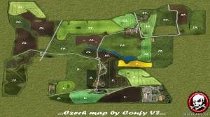 Мод "Czech map by Coufy V2" для Farming Simulator 2015