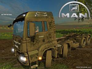 Мод "MAN TGS 8x8 v1.0" для Farming Simulator 2015