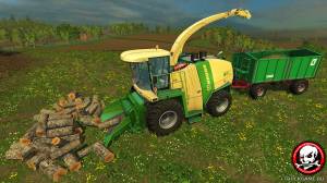 Мод "Krone BIG X 1100 Crusher V 1.0 Beta" для Farming Simulator 2015
