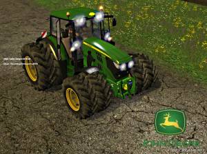 Мод "John Deere 6170M FL v1.0" для Farming Simulator 2015
