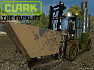 Мод "Clark Forklift C80 v4.01" для Farming Simulator 2015