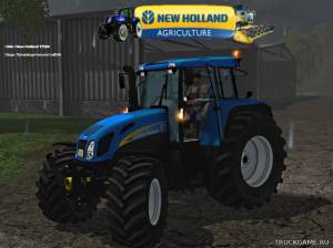 Мод "New Holland T7550 v2.0" для Farming Simulator 2015