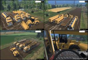 Мод "CAT Fleet 15A" для Farming Simulator 2015