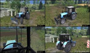 Мод "МТЗ-1025 FL & Отвал" для Farming Simulator 2015