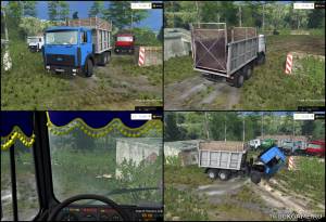 Мод "МАЗ 5516 v2.0" для Farming Simulator 2015