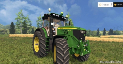 Мод "John Deere 6210R v2.0" для Farming Simulator 2015