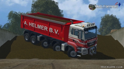 Мод "MAN TGS 10x8 Kipper Truck (A Helmer B.V.)" для Farming Simulator 2015
