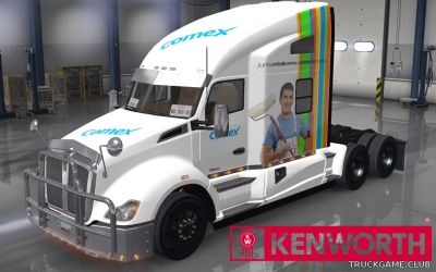 Мод "Kenworth T680 Comex Skin" для American Truck Simulator