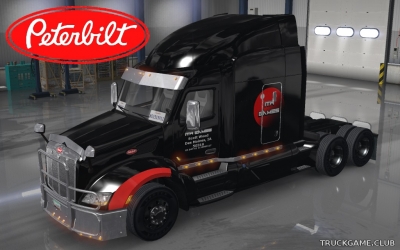 Мод "Peterbilt 579 ITW Games Skin" для American Truck Simulator