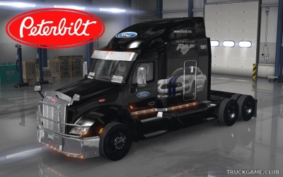 Мод "Peterbilt 579 Ford Skin" для American Truck Simulator
