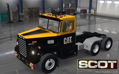 Мод "Scot A2HD CAT & Swift Construction Skin" для American Truck Simulator