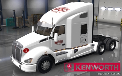 Мод "Kenworht T680 4 On The Go Skin" для American Truck Simulator