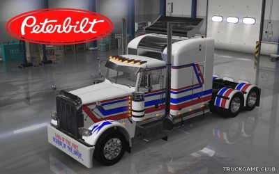 Мод "Peterbilt 389 America Skin" для American Truck Simulator