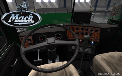 Мод "Mack Superliner Black Interior" для American Truck Simulator