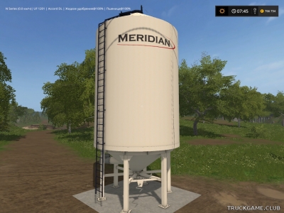 Мод "Placeable Meridian Seed Tank v1.0" для Farming Simulator 2017