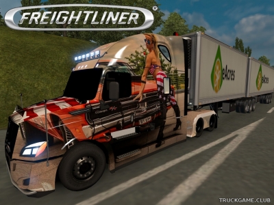Мод "Freightliner Cascadia 2018" для Euro Truck Simulator 2