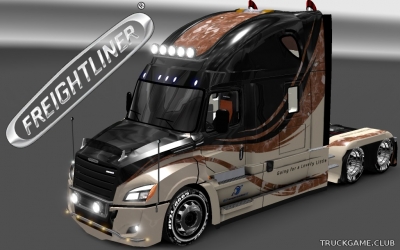 Мод "Freightliner Cascadia 2018 v3.7" для Euro Truck Simulator 2