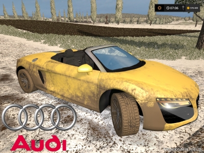 Мод "Audi R8 V10 Spyder v1.0" для Farming Simulator 2017