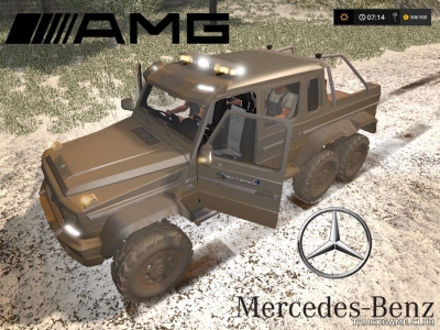Мод "Mercedes G65 AMG 6х6 v1.1" для Farming Simulator 2017