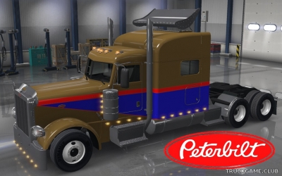 Мод "Peterbilt 389 Retro Skin" для American Truck Simulator
