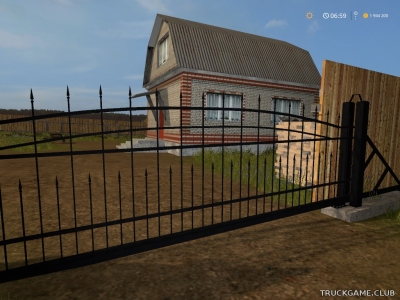 Мод "Placeable Sliding Gate v1.0" для Farming Simulator 2017