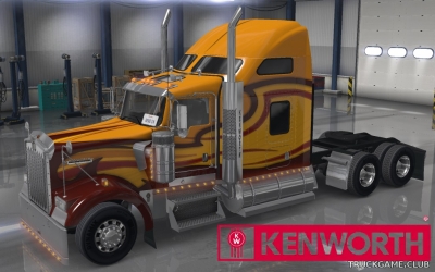 Мод "Kenworth W900 Aarons & Movin On & Survivor Skins" для American Truck Simulator