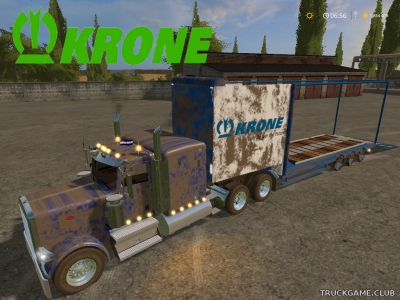 Мод "Krone Truck Trailer v1.0" для Farming Simulator 2017