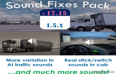Мод "Sound Fixes Pack v17.15" для American Truck Simulator