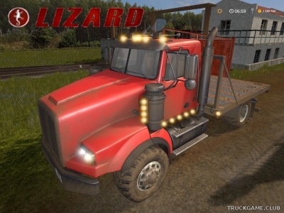 Мод "Lizard TX 190 Flatbed v1.1" для Farming Simulator 2017