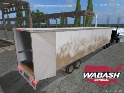 Мод "Wabash 53ft Trailer v1.0" для Farming Simulator 2017