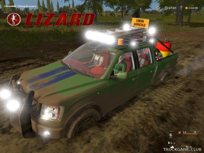 Мод "Lizard Pickup TT Convoi v1.0" для Farming Simulator 2017