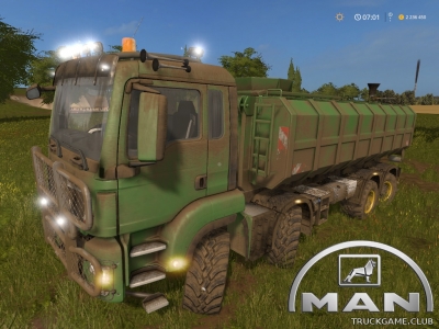 Мод "MAN TGS HKL 8x8 v1.0" для Farming Simulator 2017