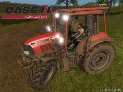 Мод "Case Farmall 105U FL v1.0" для Farming Simulator 2017