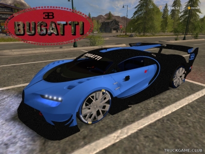 Мод "Bugatti Chiron Vision GT v1.0" для Farming Simulator 2017