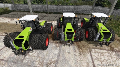 Мод "Claas Xerion 4500/5000 (2009-2013) V1.0" для Farming Simulator 2017