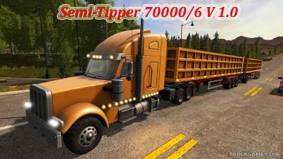 Мод "Semi-Tipper 70000/6 V 1.0" для Farming Simulator 2017