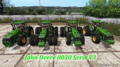 Мод "John Deere 8030 Serie V3" для Farming Simulator 2017