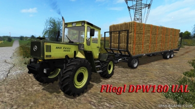 Мод "Fliegl DPW180 UAL" для Farming Simulator 2017