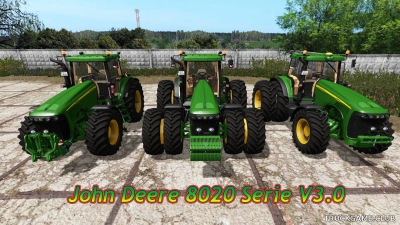 Мод "John Deere 8020 Serie V3.0" для Farming Simulator 2017