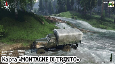 Мод "Montagne Di Trento" для Spin Tires 2016
