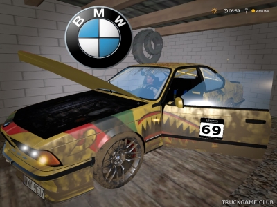 Мод "BMW E24 M635 CSi v1.0" для Farming Simulator 2017