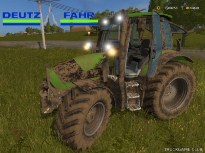 Мод "Deutz-Fahr Agrotron 165 MK3 FL v2.2" для Farming Simulator 2017